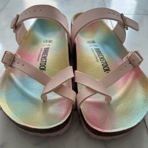 BNWOT Birkenstock colorful sandals size 38